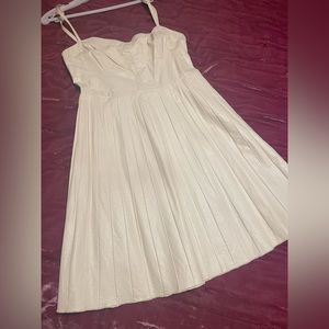 Ark&Co. cream leather dress